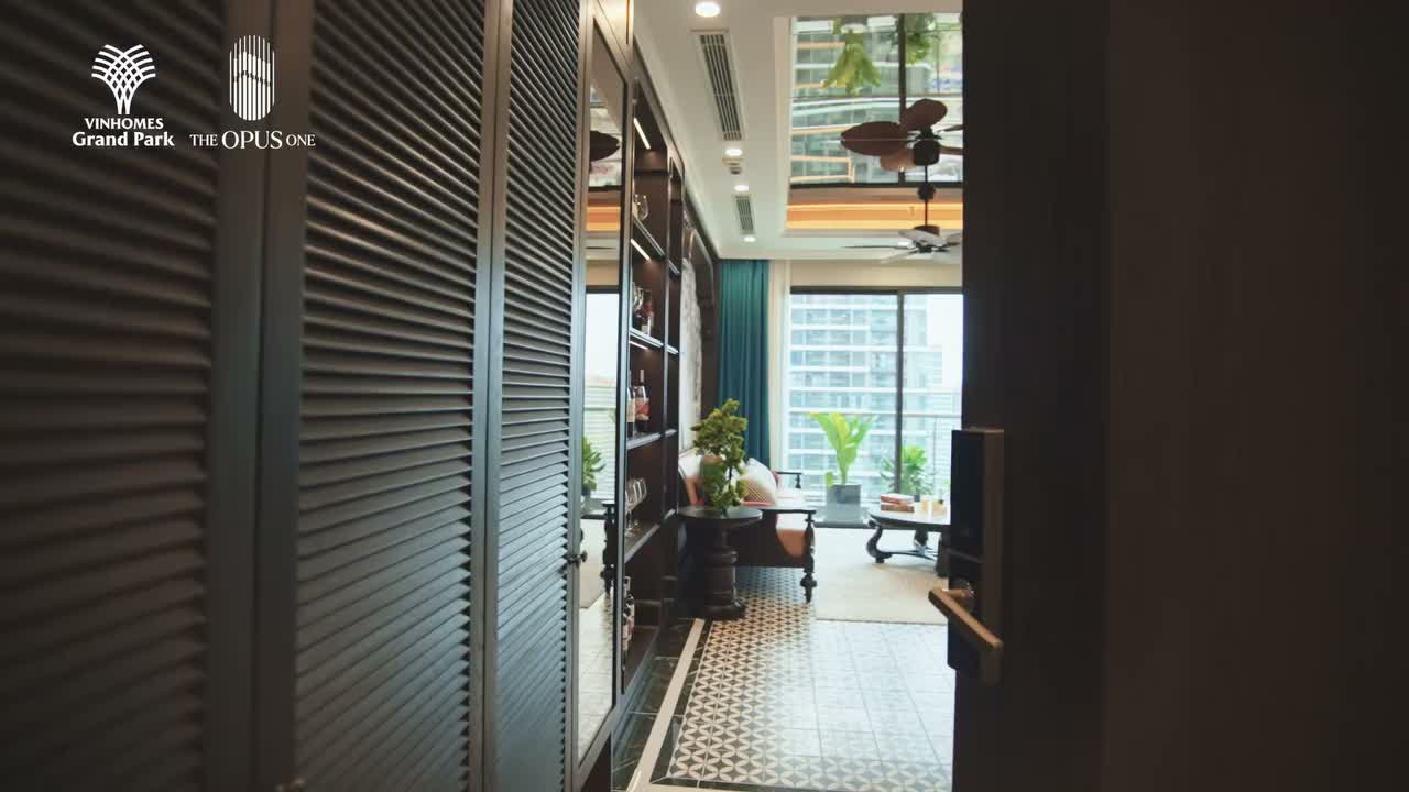 Căn hộ cao cấp The Opus One thiết kế 2 phòng ngủ view bắn pháo hoa. - ảnh 2