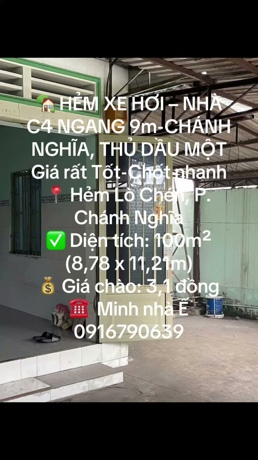 Nhà C4 -ngang 9m- tại Chánh Nghĩa-TDM-giá rẻ  - ảnh 2