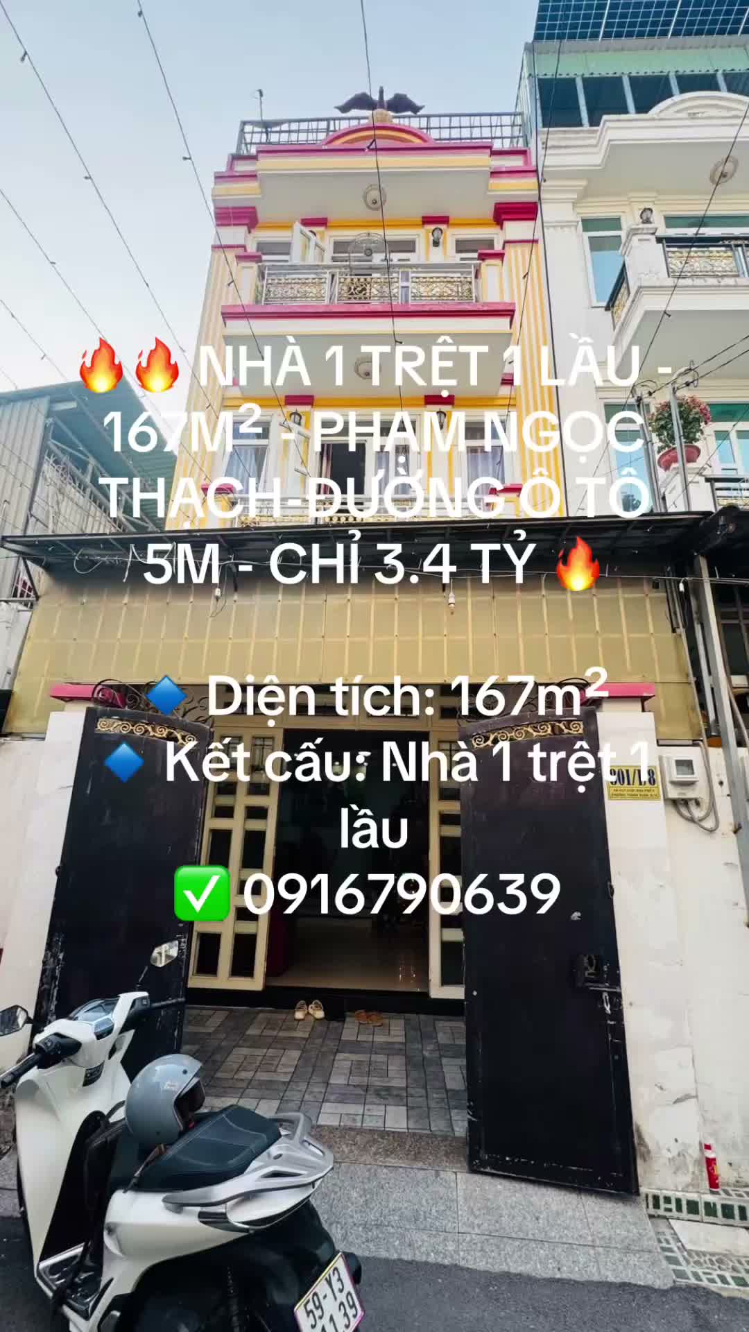 Nhà 1 trệt 1 lầu-167m -Phạm Ngọc thạch  - ảnh 2
